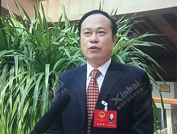 张云龙董事长当选为福山区第十八届人大代表，并接受记者采访