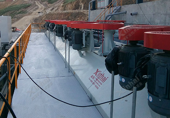 鑫海矿装浮选机设备现场
