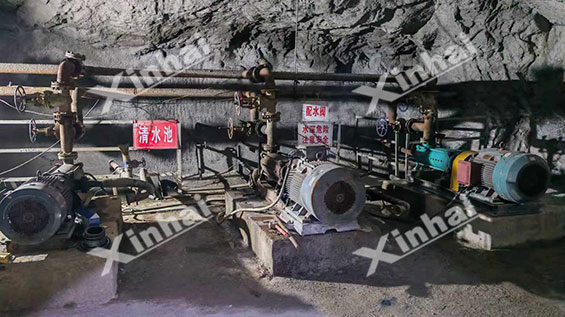 江西省50万t/a硅灰石采矿地下施工