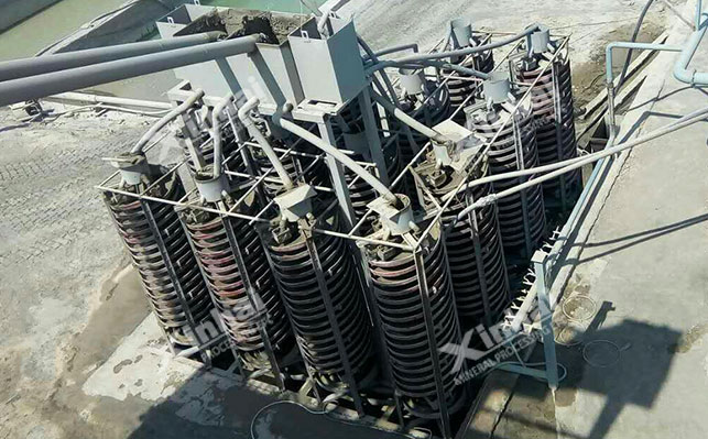 白钨矿螺旋溜槽重选工艺