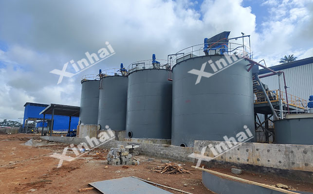 加纳500t/d金尾矿再选金技术
