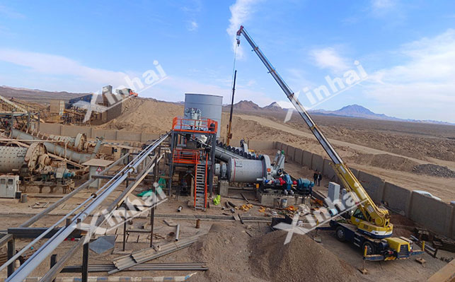 1200tpd金矿扩建项目安装现场 1200tpd金矿扩建项目安装现场