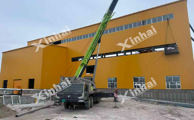 蒙古1000t/d锌矿选矿厂现场