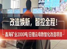 鑫海矿业2000吨/日锂云母数智化改造项目