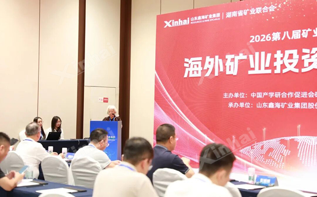 鑫海矿业副总裁邹魁凰致辞