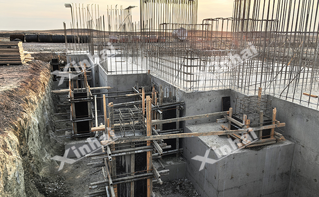 哈萨克斯坦150万t/a铜矿项目土建现场