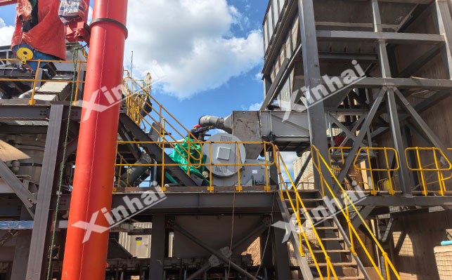 津巴布韦500t/d金矿施工现场