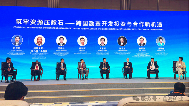 鑫海矿业董事长在圆桌对话环节发言