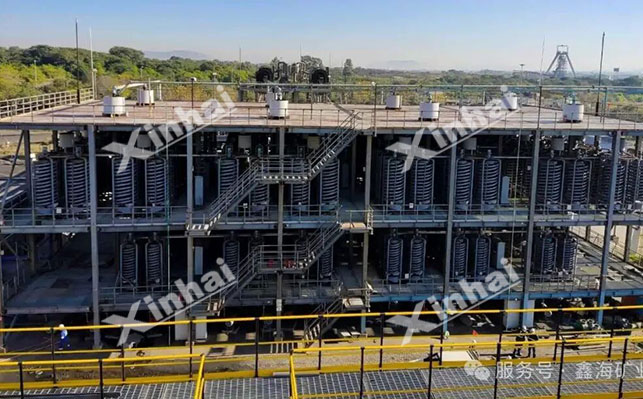 鑫海海外钢结构选厂建设